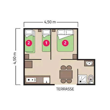 Le Petit Rocher Longeville-sur-Mer