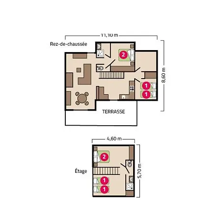 Le Petit Rocher 4* Longeville-sur-Mer